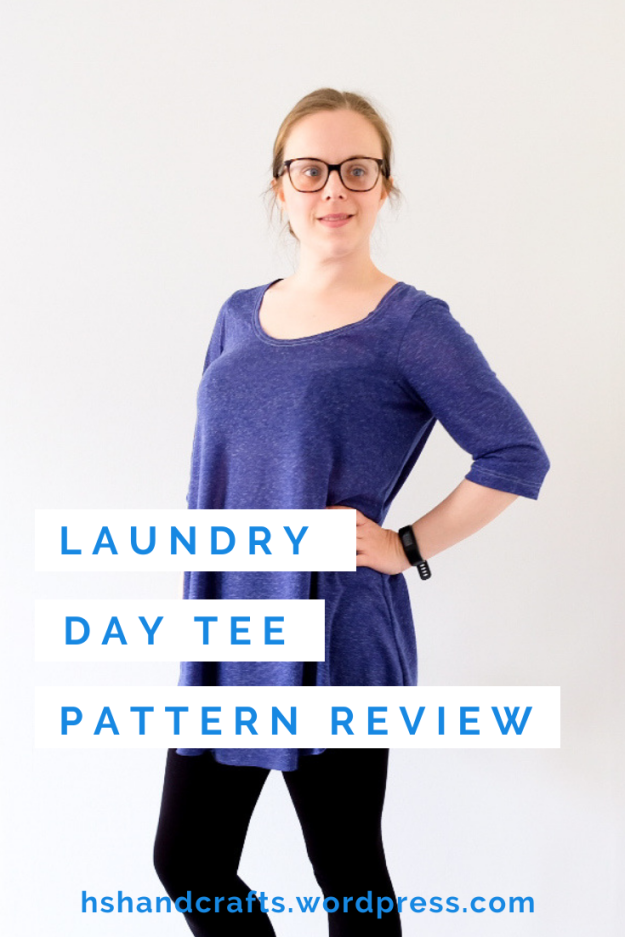 Laundry Day Tee by Love Notions. Free sewing pattern review